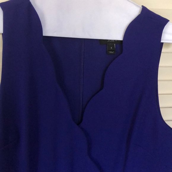 EUC J. Crew Scalloped Dress - Picture 4 of 7